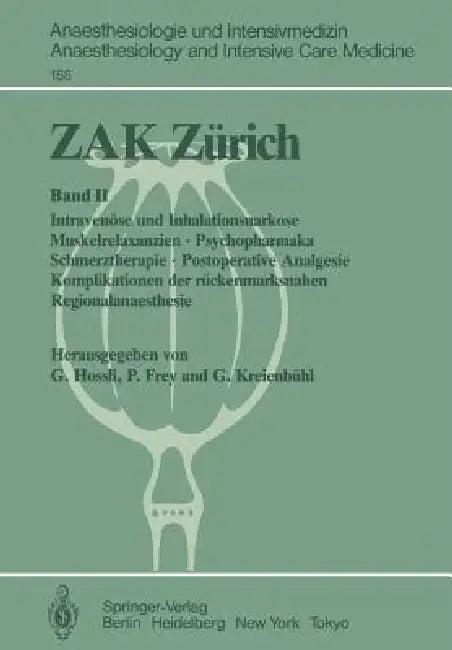 Zak Zürich (English, Georg Hossli | Pius Frey | Georg Kreienbühl)