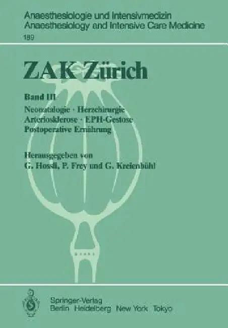 Zak Zürich (English, Georg Hossli | Pius Frey | Georg Kreienbühl)