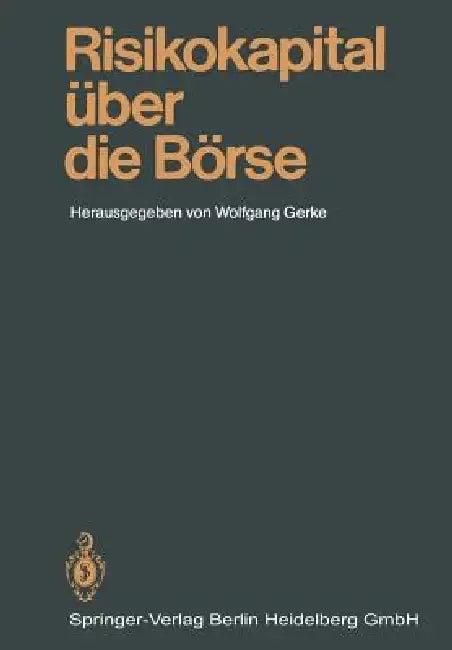 Risikokapital Über Die Börse (English, Wolfgang Gerke)
