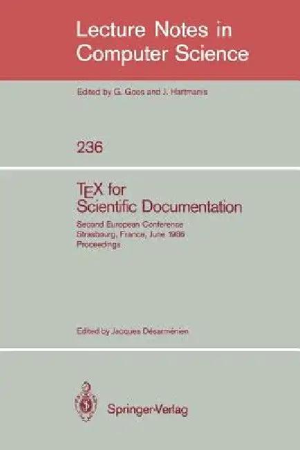Tex for Scientific Documentation (English, Jacques Desarmenien)
