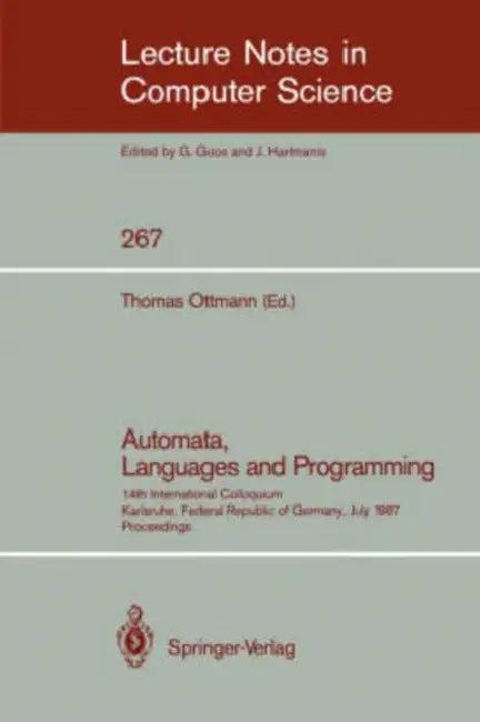 Automata, Languages and Programming (English, Thomas Ottmann)