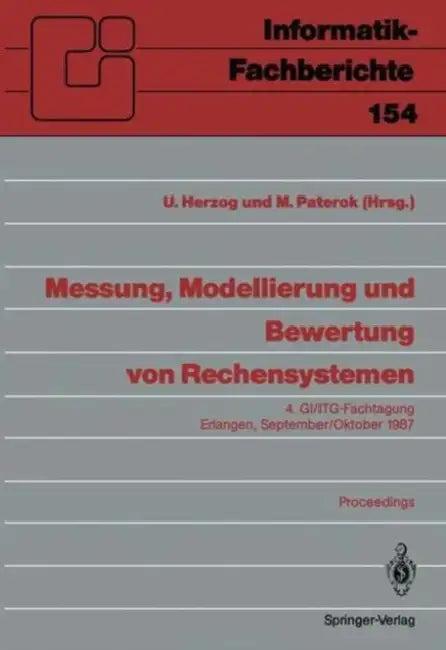 Messung, Modellierung Und Bewertung Von Rechensystemen (English, Ulrich Herzog | Martin Paterok)