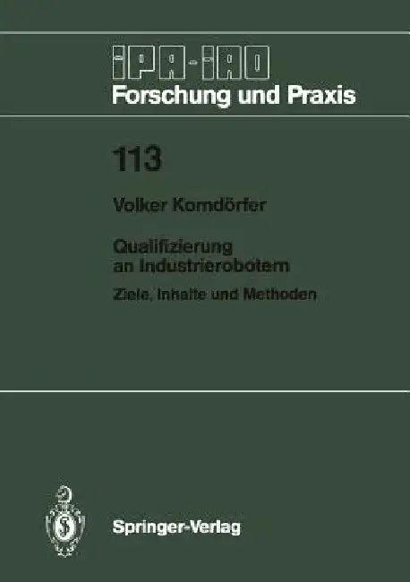 Qualifizierung an Industrierobotern (English, Volker Korndörfer)