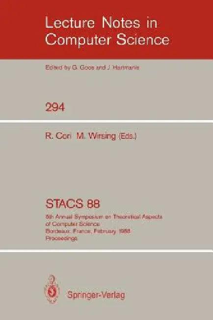 Stacs 88 (English, Robert Cori | Martin Wirsing)
