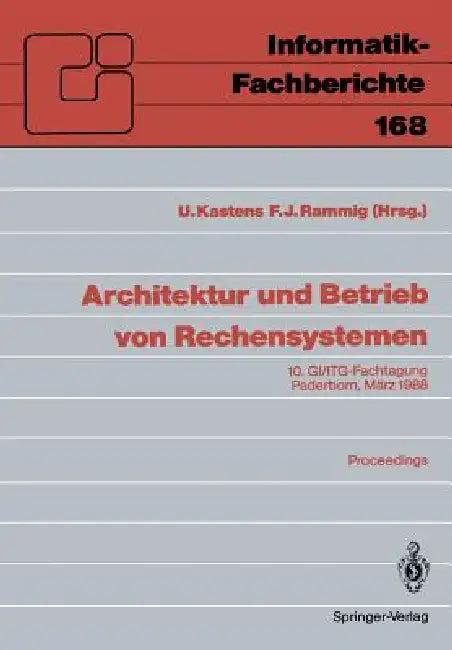 Architektur Und Betrieb Von Rechensystemen (English, Uwe Kastens | Franz Josef Rammig)