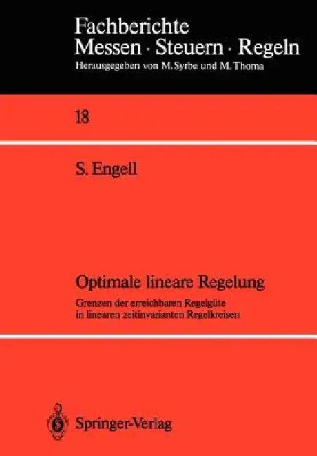 Optimale Lineare Regelung (English, Sebastian Engell)