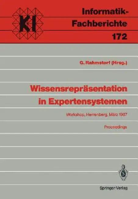 Wissensrepräsentation in Expertensystemen (English, Gerhard Rahmstorf)
