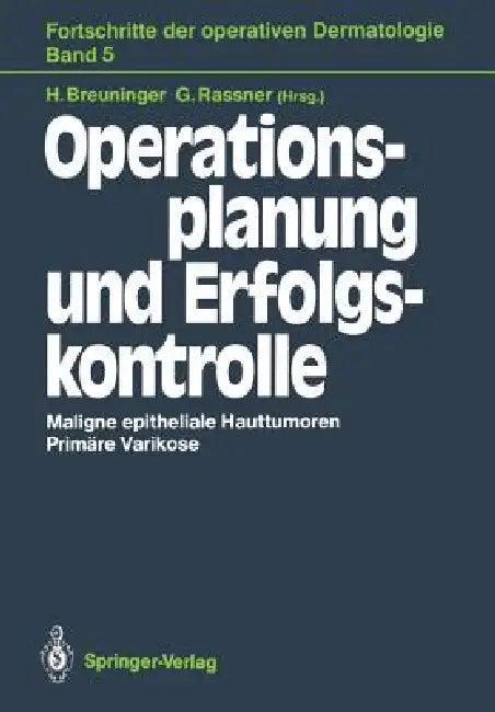 Operationsplanung Und Erfolgskontrolle (English, Helmut Breuninger | Gernot Rassner)