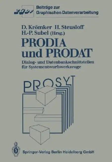 Prodia Und Prodat (English, Detlef Krömker | Hartwig Steusloff | Hans-Peter Subel)