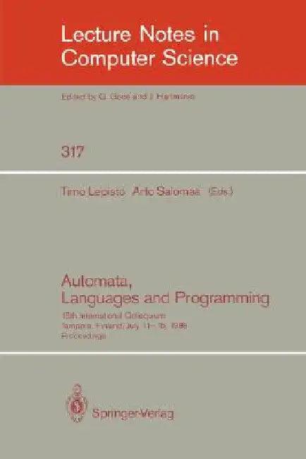 Automata, Languages and Programming (English, Timo Lepistö | Arto Salomaa)