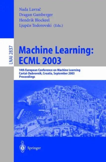 Machine Learning (English, Nada Lavrač | Dragan Gamberger | Ljupco Todorovski)