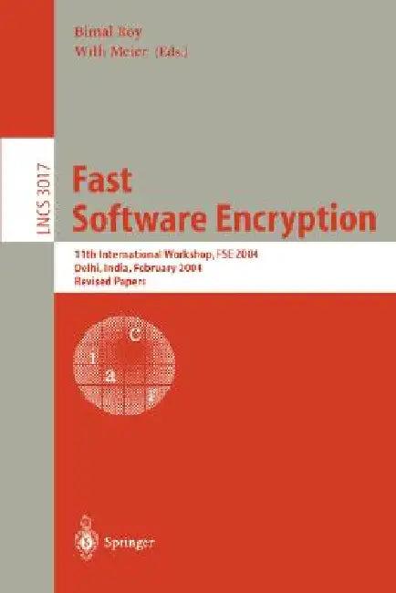 Fast Software Encryption (English, Bimal Kumar Roy | Willi Meier)