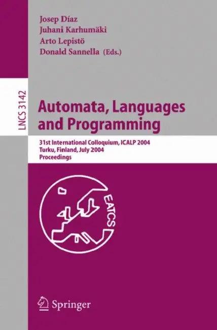 Automata, Languages and Programming (English, Josep Diaz | Juhani Karhumäki | Arto Lepistö)