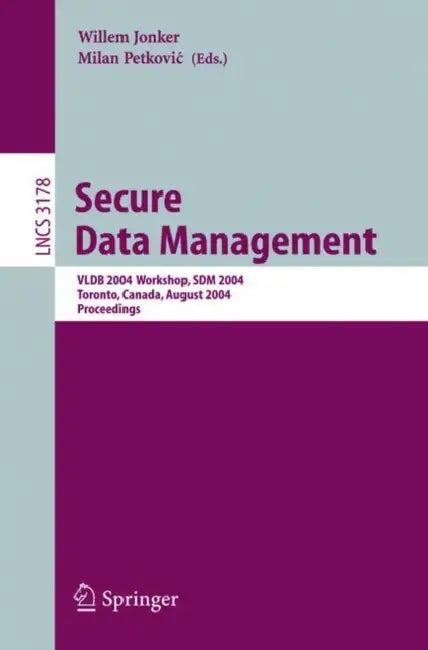 Secure Data Management (English, Willem Jonker | Milan Petkovic)