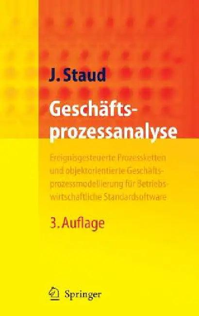 Geschäftsprozessanalyse (English, Josef L. Staud)