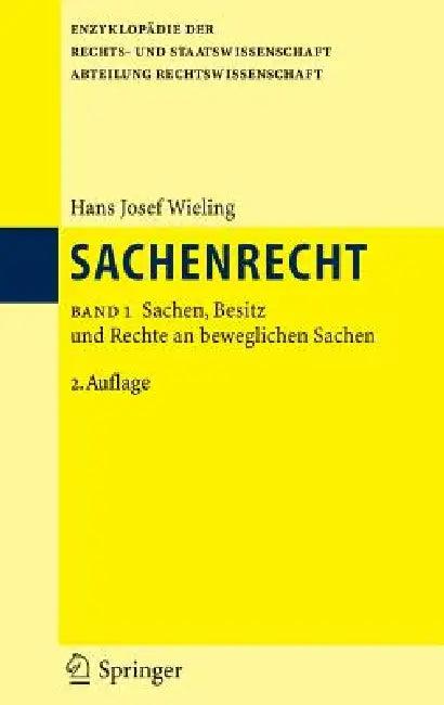 Sachenrecht (English, Hans Josef Wieling)