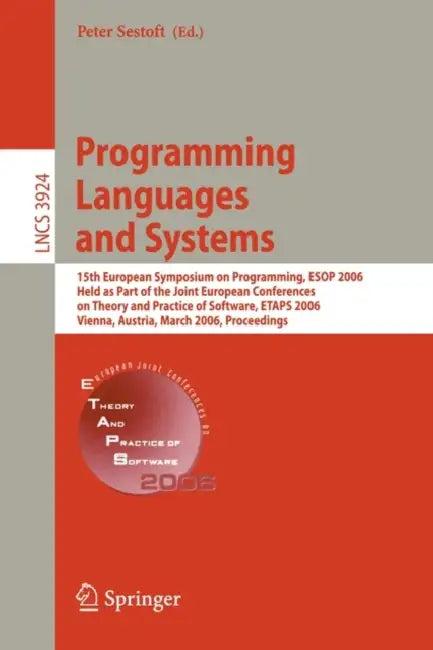 Programming Languages and Systems (English, Peter Sestoft)