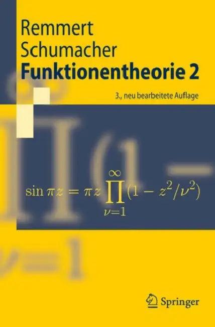 Funktionentheorie 2 (English, Reinhold Remmert | Georg Schumacher)