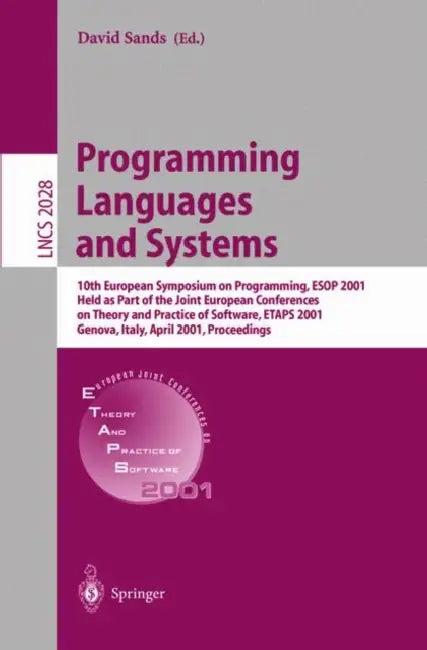 Programming Languages and Systems (English, David Sands)