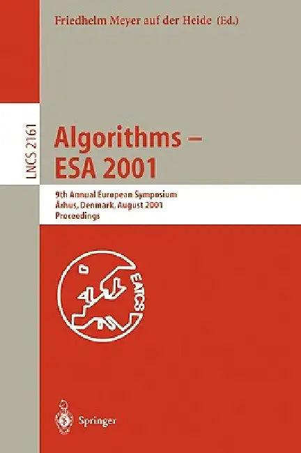 Algorithms - ESA 2001 (English, Friedhelm Meyer Auf Der Heide)