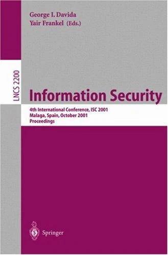 Information Security (English, George I. Davida | Yair Frankel)