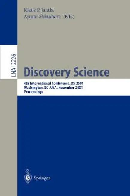 Discovery Science (English, Klaus P. Jantke | Ayumi Shinohara)