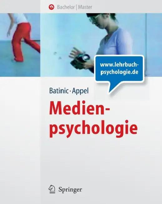 Medienpsychologie (English, Bernad Batinic | Markus Appel)