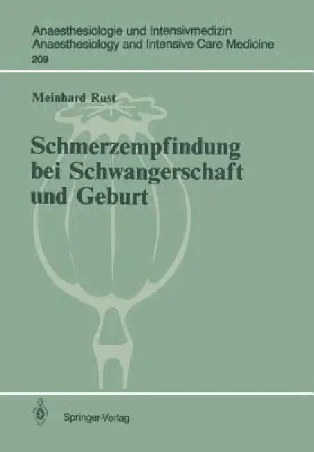 Schmerzempfindung Bei Schwangerschaft Und Geburt (English, Meinhard Rust)