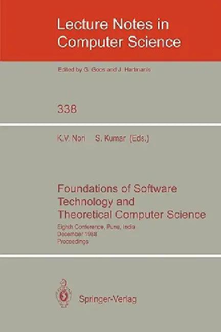 Foundations of Software Technology and Theoretical Computer Science (English, Kesav V. Nori | Sanjeev Kumar)