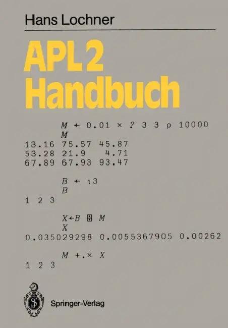 Apl2-Handbuch (English, Hans Lochner)
