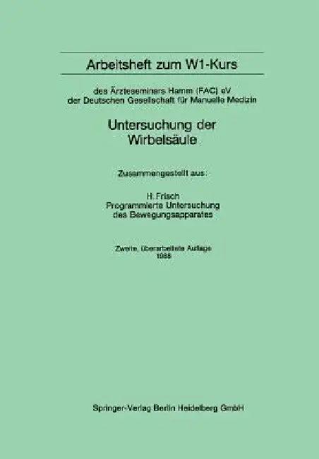Arbeitsheft Zum W1-Kurs (English, Herbert Frisch)