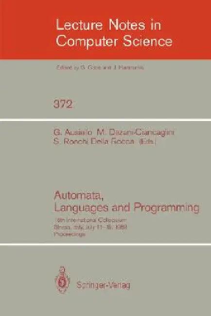Automata, Languages and Programming (English, Giorgio Ausiello | Mariangiola Dezani-Ciancaglini | Simonetta Ronchi Della Rocca)