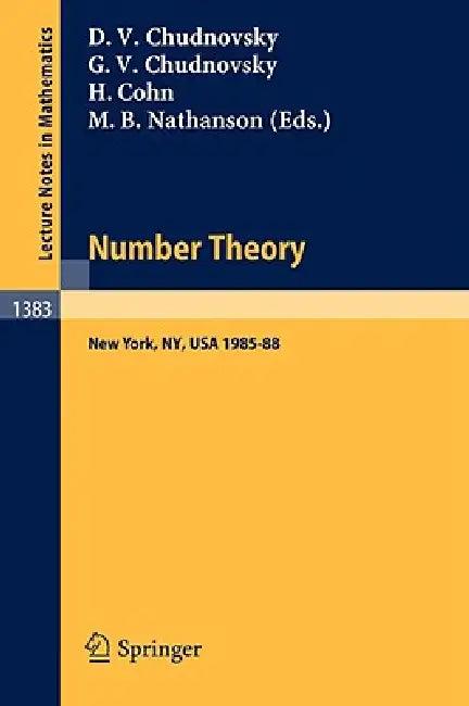 Number Theory (English, David V. Chudnovsky | Gregory V. Chudnovsky | Harvey Cohn)