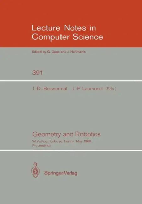 Geometry and Robotics (English, Jean-Daniel Boissonnat | Jean-Paul Laumond)