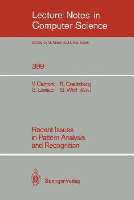Recent Issues in Pattern Analysis and Recognition (English, Virginio Cantoni | Reiner Creutzburg | Stefano Levialdi)