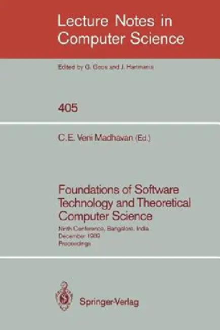 Foundations of Software Technology and Theoretical Computer Science (English, Conjeevaram E. Veni Madhavan)