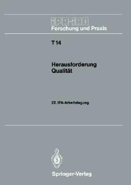 Herausforderung Qualität (English, Hans J. Warnecke)