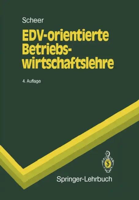 Edv-Orientierte Betriebswirtschaftslehre (English, August-Wilhelm Scheer)