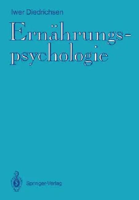 Ernährungspsychologie (English, Iwer Diedrichsen)