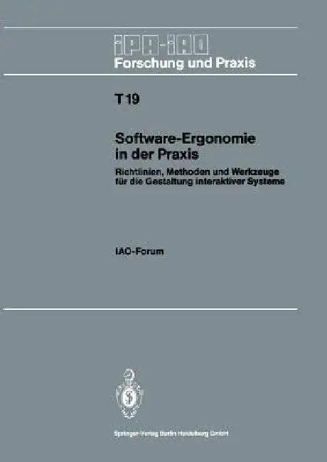 Software-Ergonomie in Der PRAXIS (English, Hans-Jörg Bullinger)