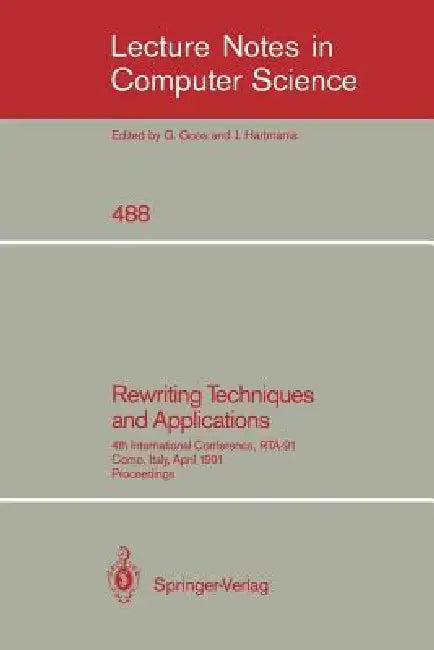 Rewriting Techniques and Applications (English, Ronald V. Book)