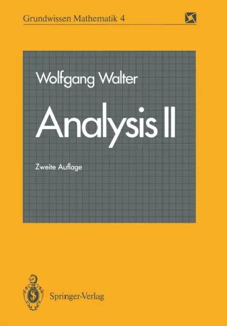 Analysis II (English, Wolfgang Walter)