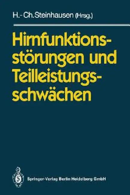 Hirnfunktionsstörungen Und Teilleistungsschwächen (English, Hans-Christoph Steinhausen)