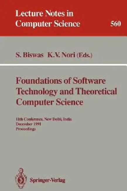 Foundations of Software Technology and Theoretical Computer Science (English, Somenath Biswas | Kesav V. Nori)