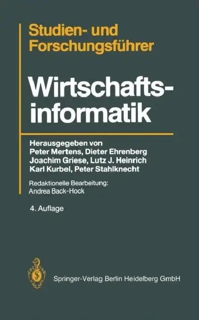 Studien-- Und Forschungsführer (English, A. Back-Hock | Peter Mertens | Dieter Ehrenberg)