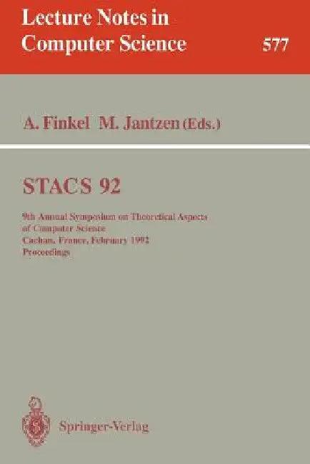 Stacs 92 (English, Alain Finkel | Matthias Jantzen)