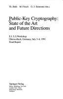 Public-Key Cryptography (English, Thomas Beth | Markus Frisch | Gustavus J. Simmons)