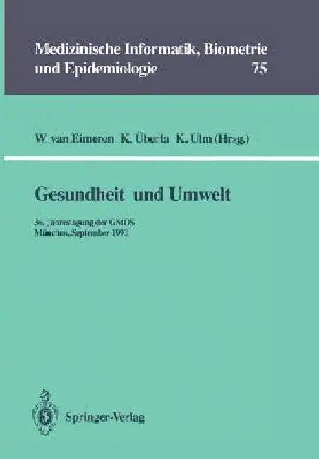 Gesundheit Und Umwelt (English, Wilhelm Van Eimeren | Karl Überla | Kurt Ulm)