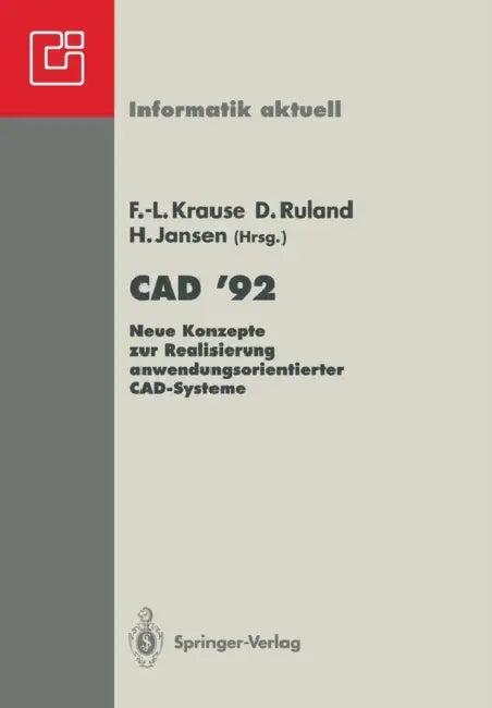 CAD '92 (English, Frank-Louthar Krause | Detlev Ruland | Helmut Jansen)