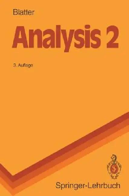 Analysis 2 (English, Christian Blatter)